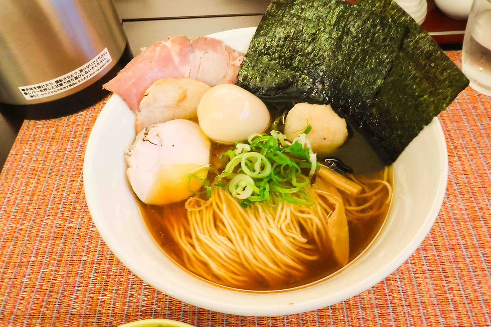 Shoyu Ramen at Men Louis in Shinagawa