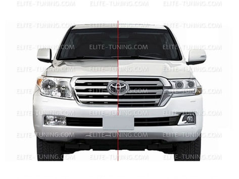 Новогодняя цена на обвес рестайлинга Toyota Land Cruiser 200 в 2016 год.