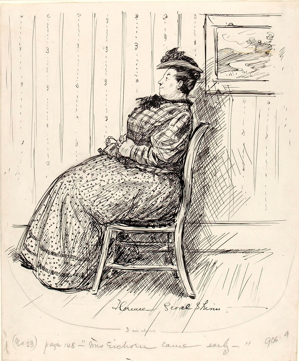 Archival illustration associated with Florence Scovel Shinn’s early visual work.