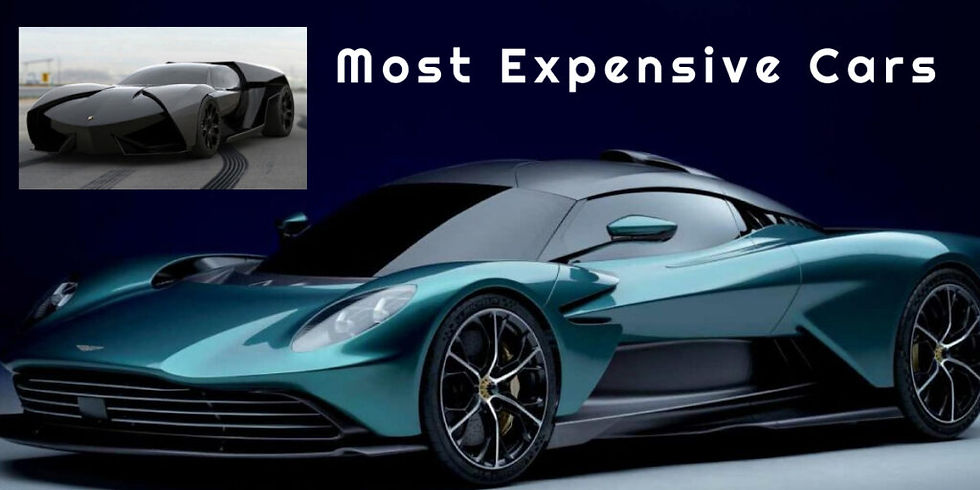 The Most Expensive Cars