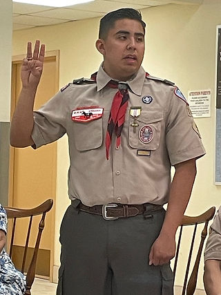 Eagle Scout Ceremony at Court of Honor Ceremony