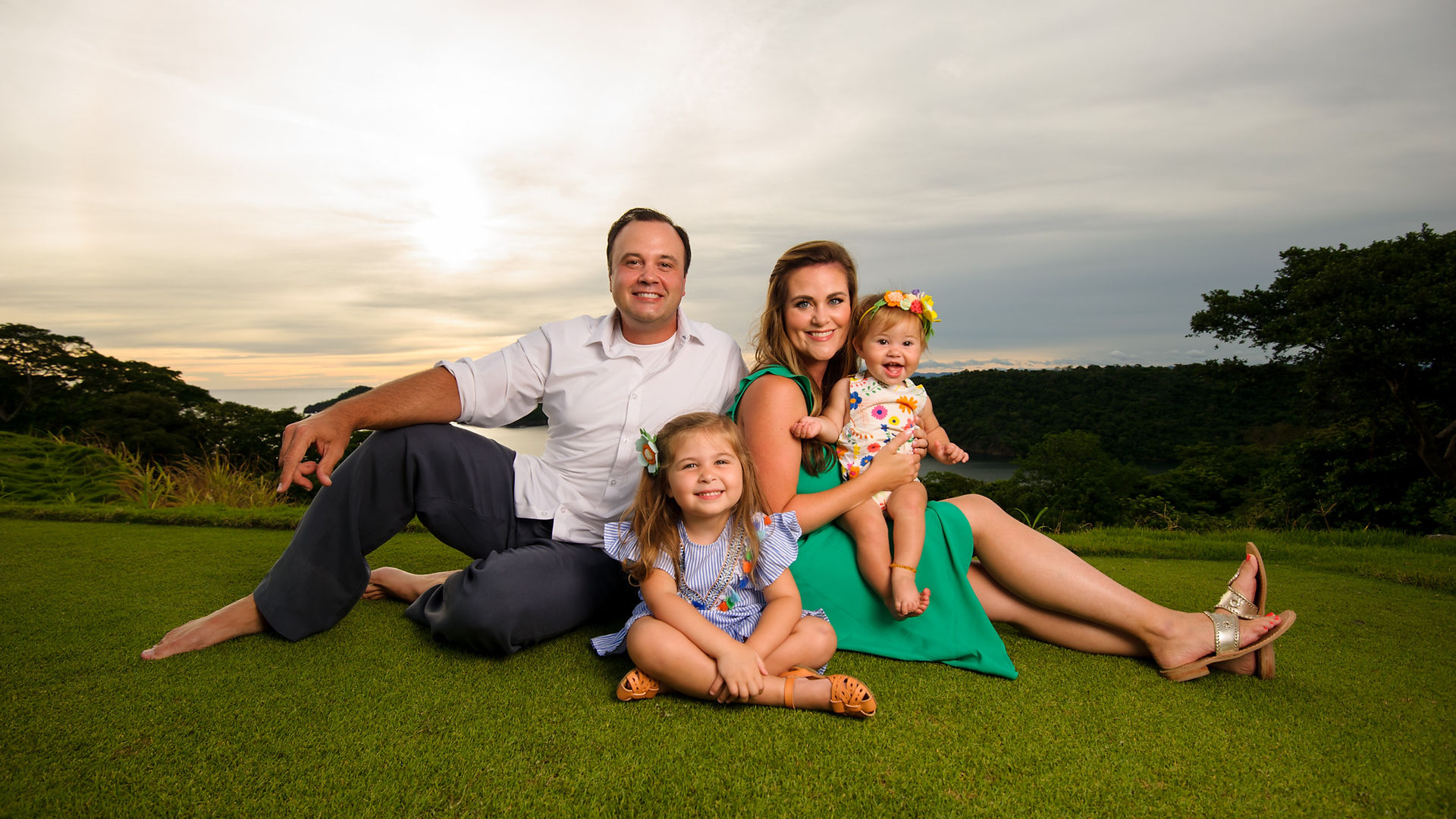 Family photos at the Four Seasons Papagayo, Costa Rica
