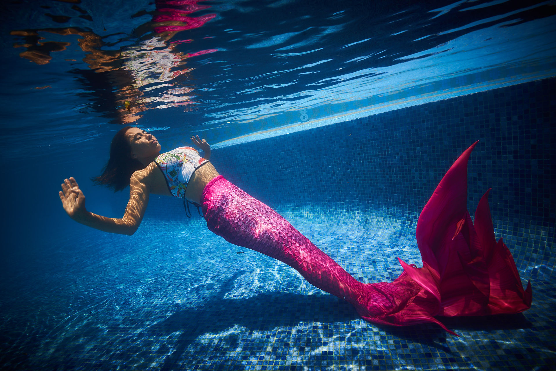 Underwater photographer in Tamarindo, Costa Rica
