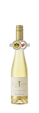 Eine Flasche Weisswein Grand Tokaj Late Harvest. Etikett mit goldenem Logo. Am Hals „Berlin Wine Trophy 2025 Gold“