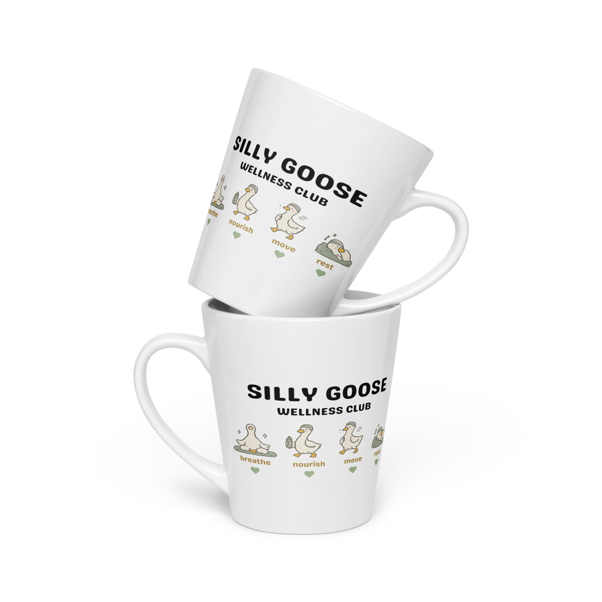 Silly Goose Wellness Club Latte Mug