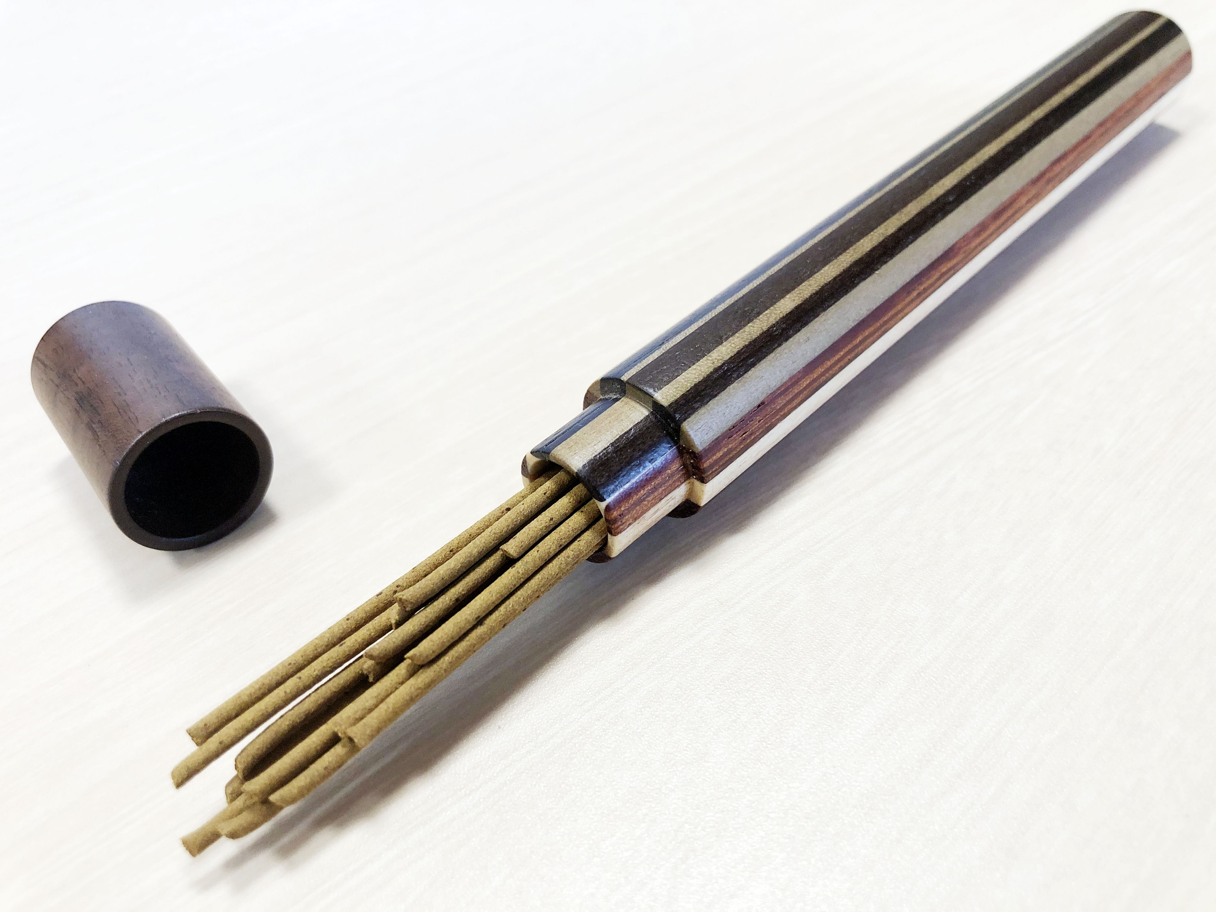 Hakone parquet incense tube