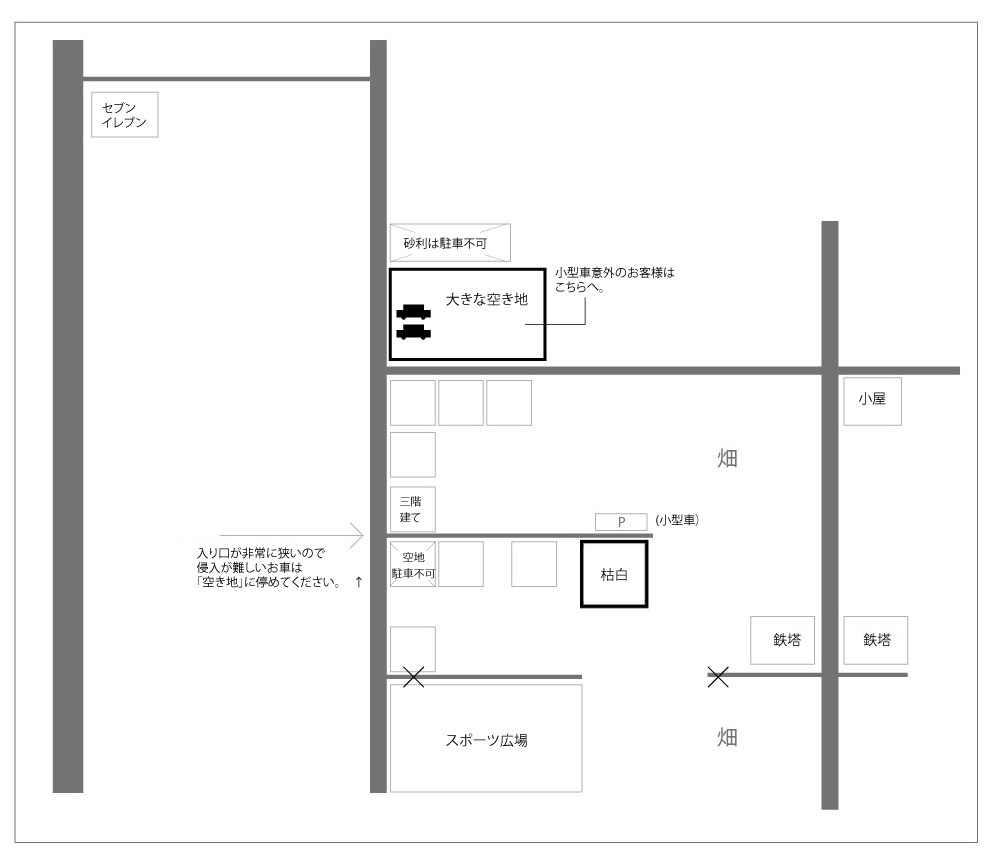 周辺詳細地図　駐車場