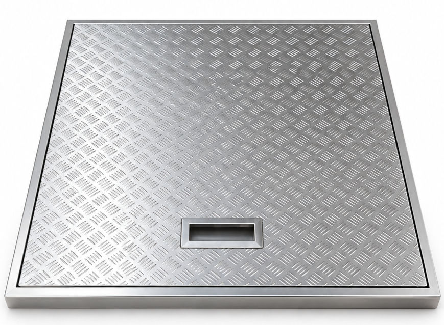 Stainless steel manhole covers UAE with diamond plate texture