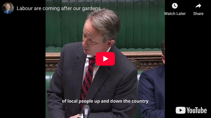 Labour are coming after our residential gardens