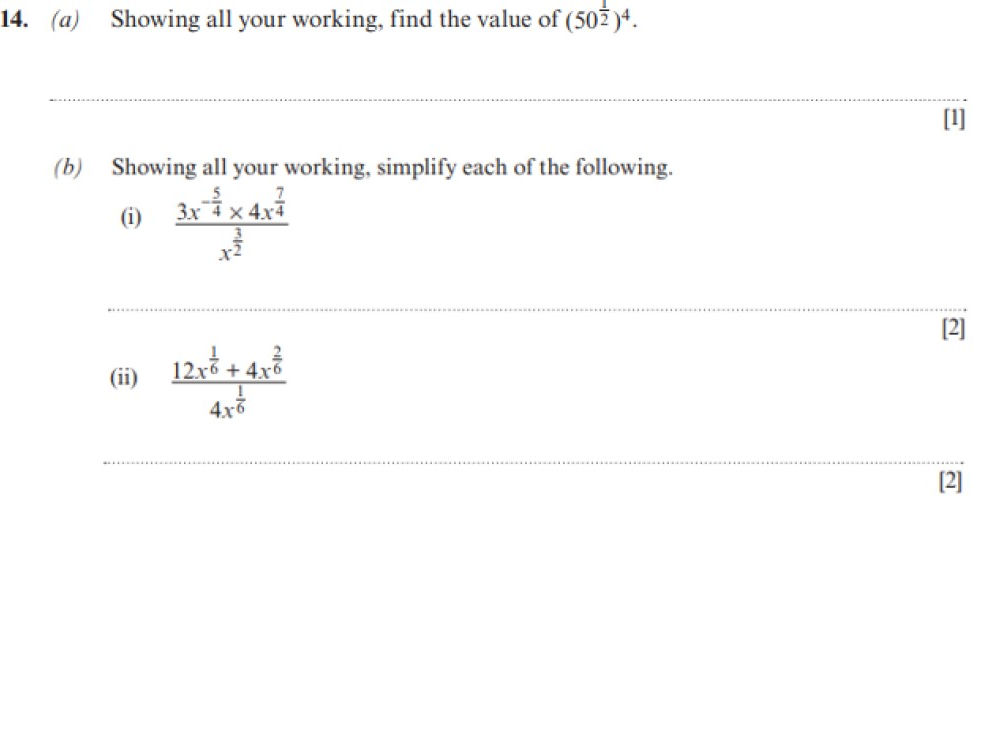 Additional maths question