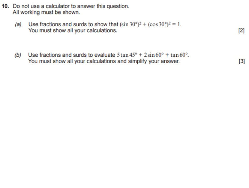 Additional maths question