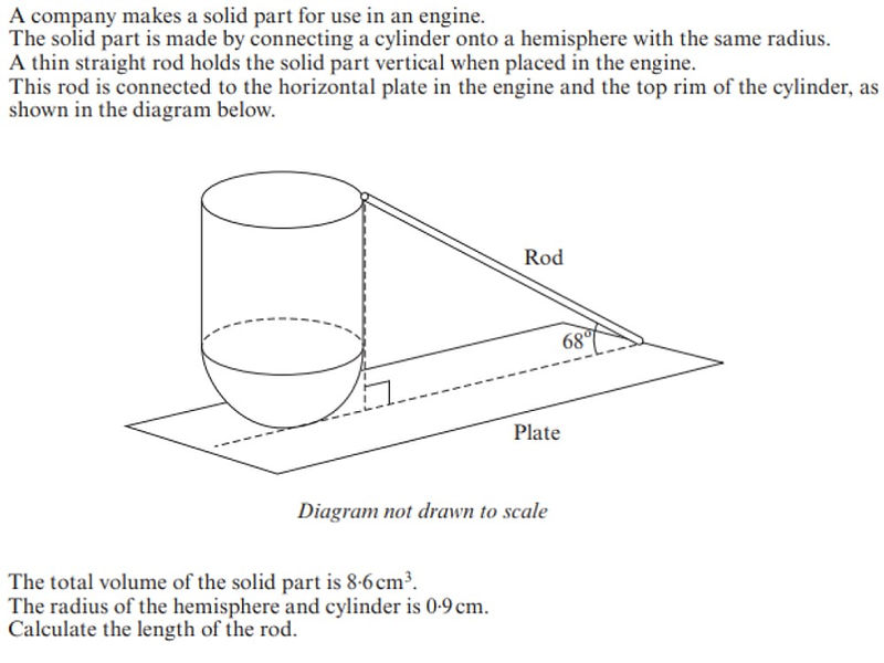 GCSE past paper question