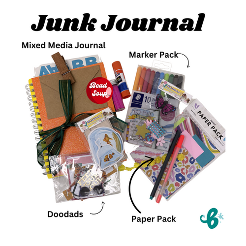 Mixed Media Junk Journal Kit | Brush Box 2024