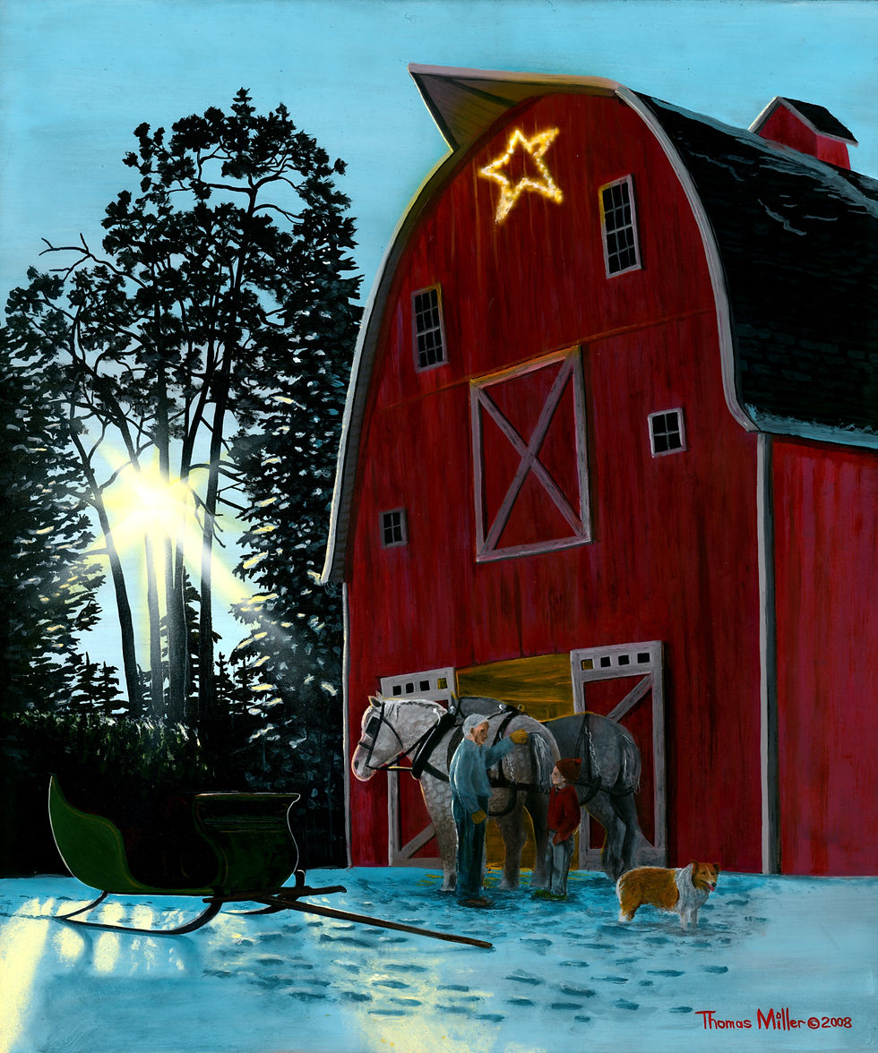 "Christmas Light" - print