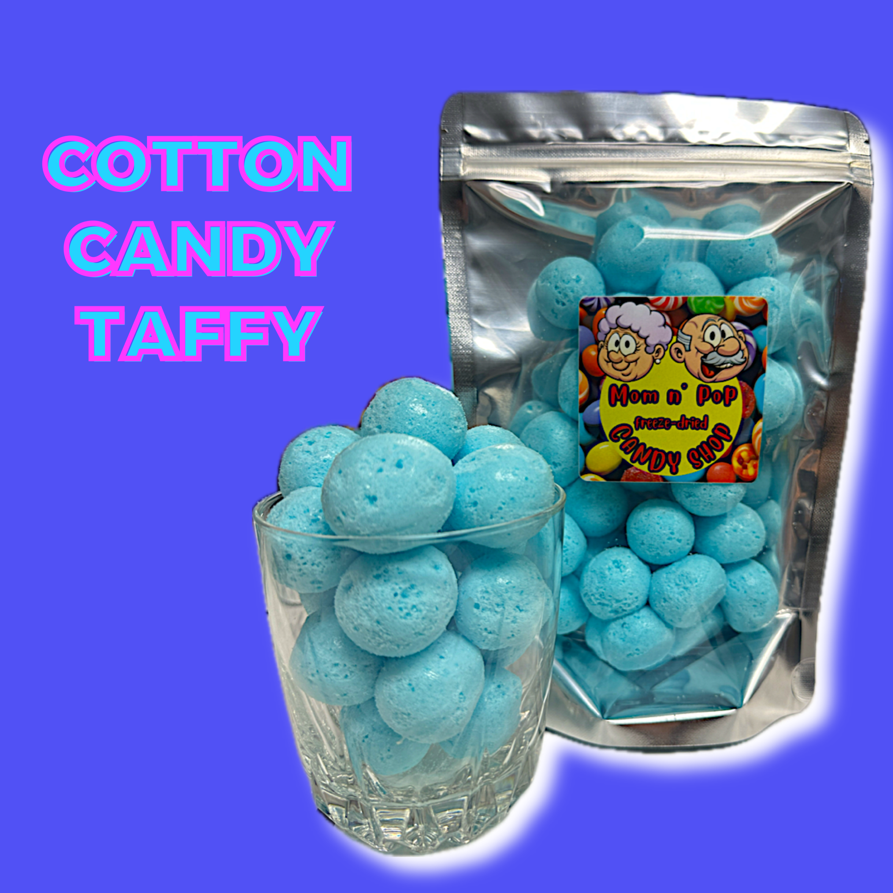 Freeze Dried Cotton Candy Taffy