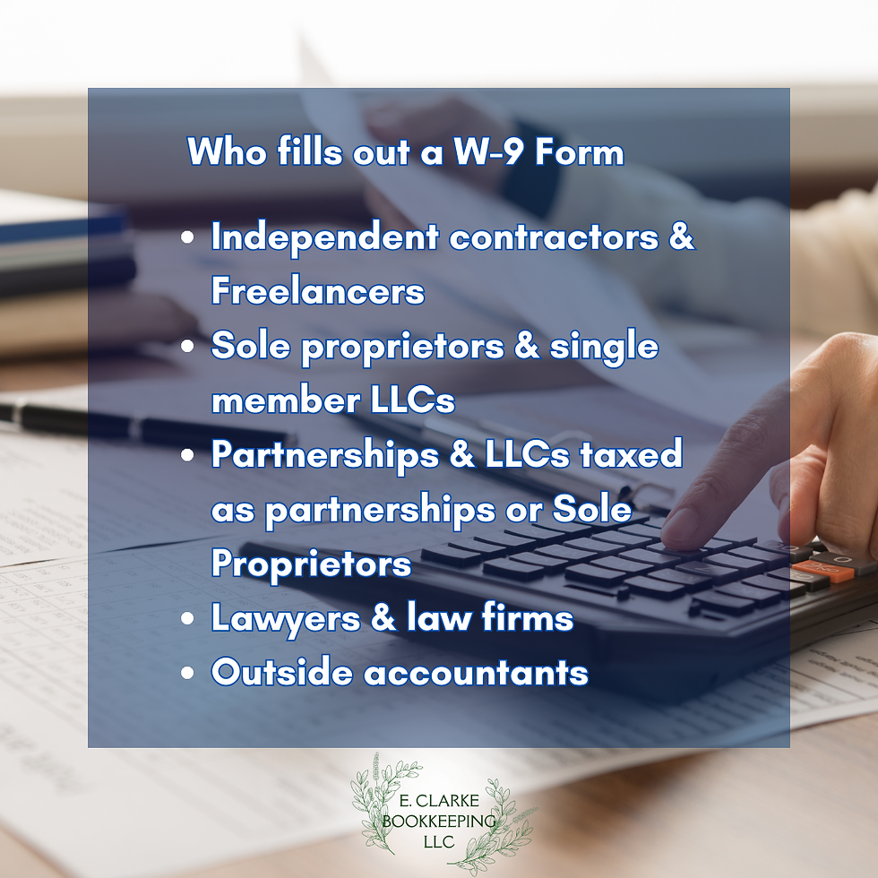 Who Should Fill Out a W-9