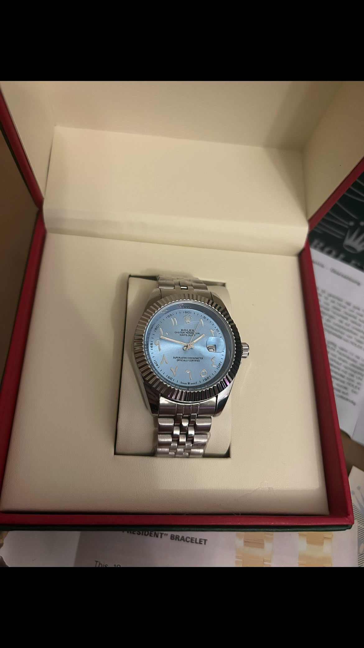 Rolex Blau