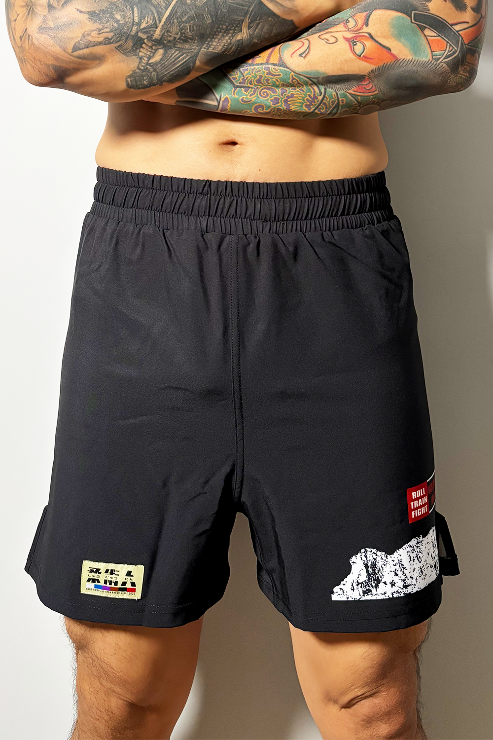 柔術短褲雙層-柔術人獅子山系列