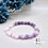 Thumbnail: Purple Lithium, Amethyst & Lepidolite bracelet