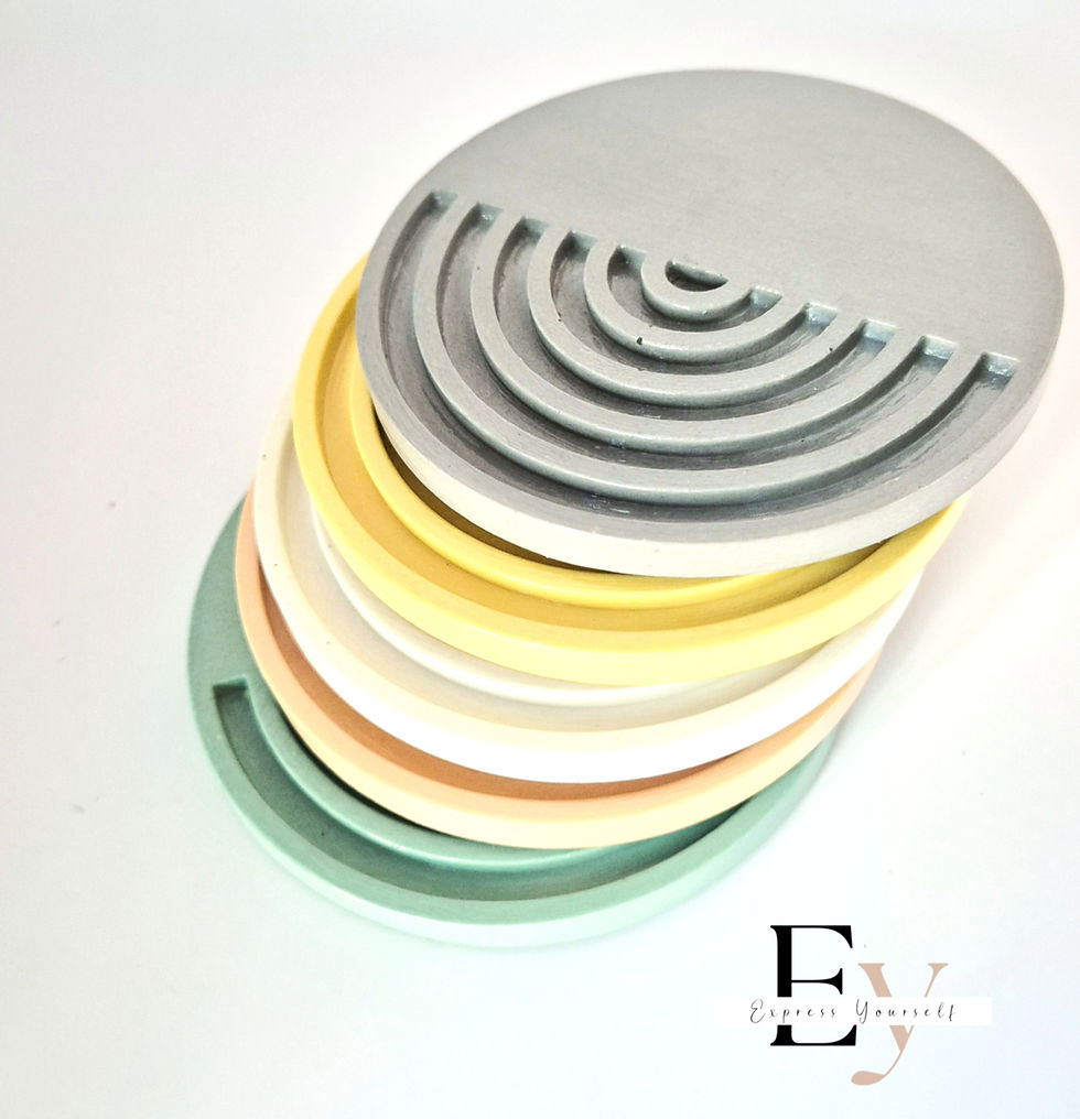 Thumbnail: Striped coaster sets