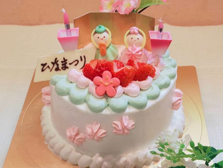 雛祭りのケーキ