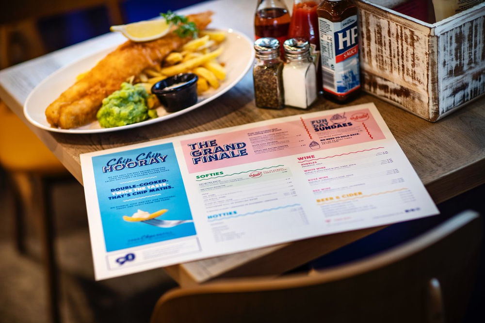 Harry Ramsden's menu is out