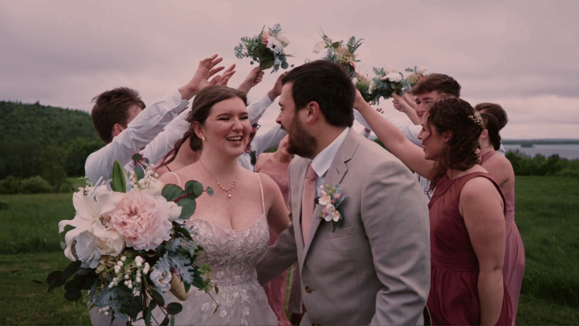 Ethan and Hailey Wedding Gif