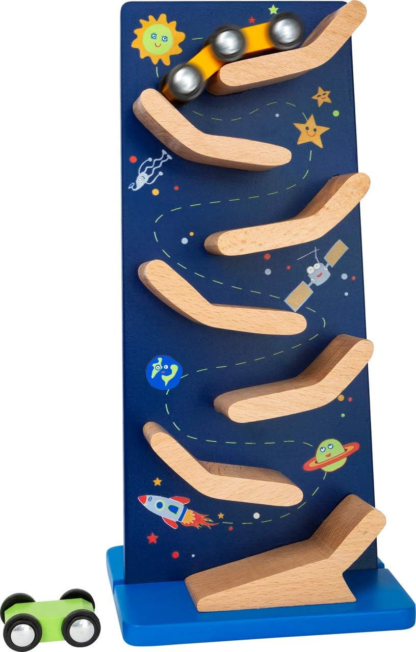 small foot - Ruimte racetoren - Houten speelgoed