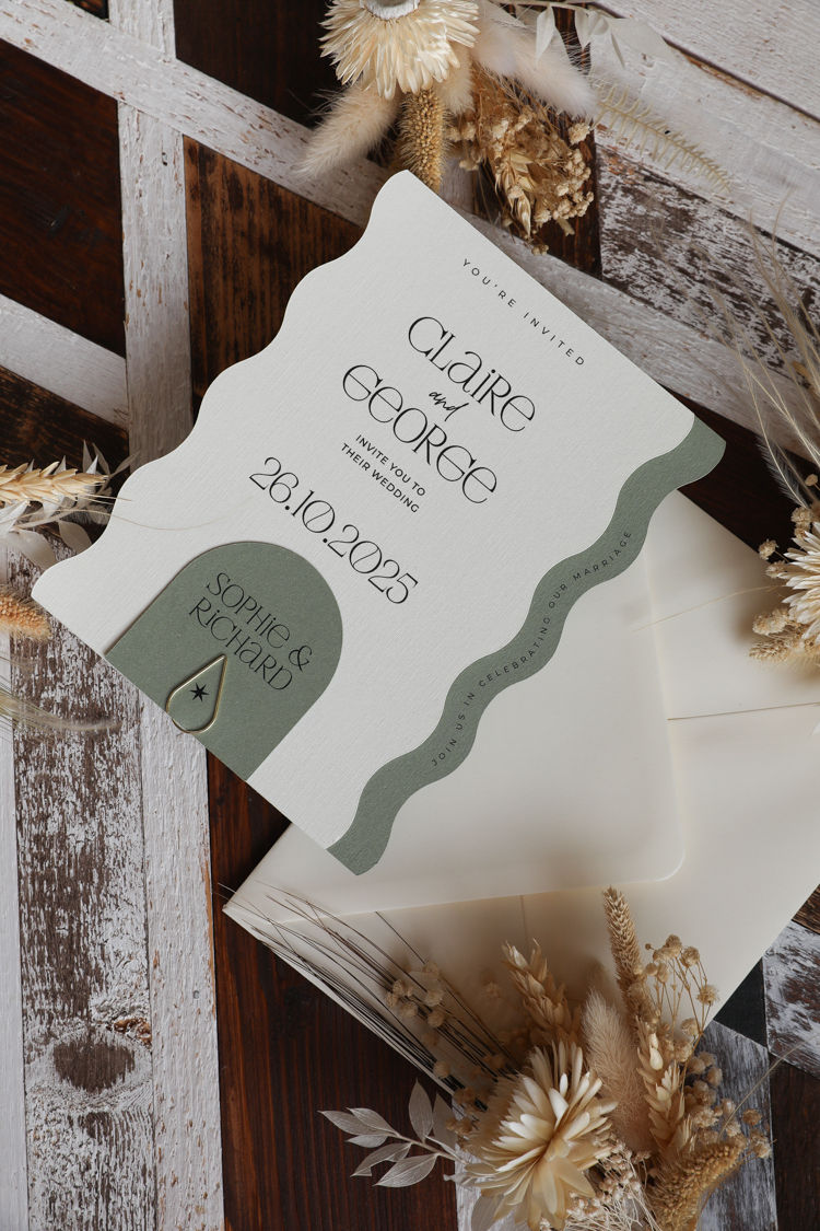 Thumbnail: Lantana Wedding Invitation Suite