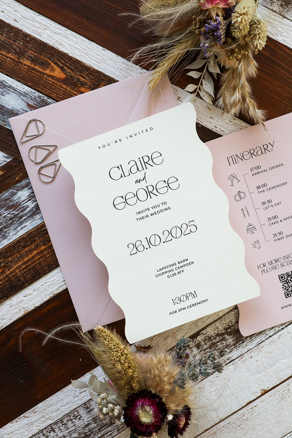 Thumbnail: Kennedia Wedding Invitation & Itinerary