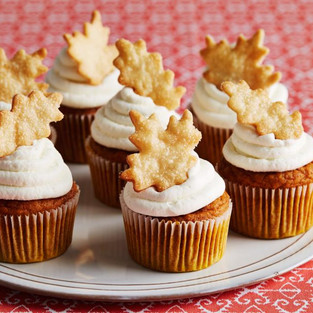 Pumpkin Pie Cupcakes via Food Network 