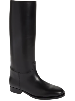 The Row Grunge Riding Boot Black