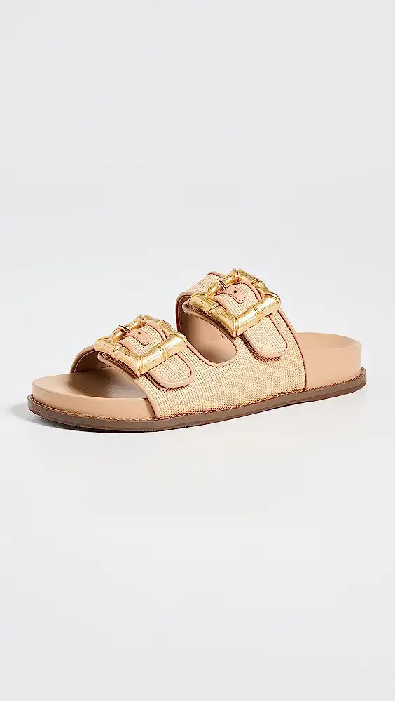 Schultz Woven Sandal w/ Buckle Neutral