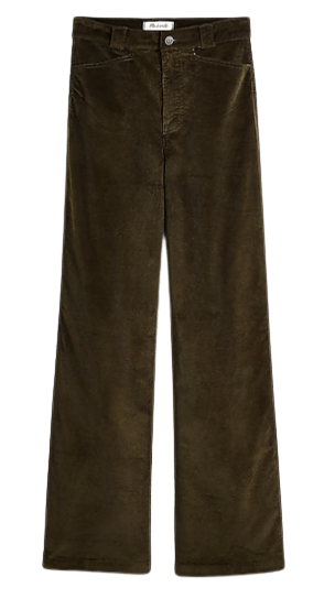 Madewell Wid-Leg Corduroy Pant Brown