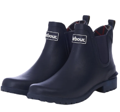 Barbour Rain Boots Navy