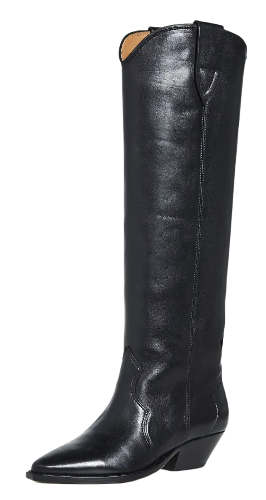 Isabel Marant Cowboy Boots Black