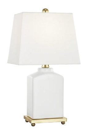 Brynn Table Lamp White