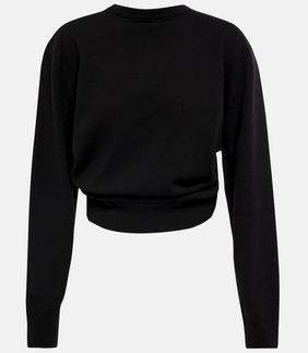 The Row Cashmere Sweater Black