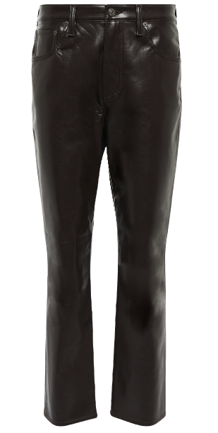 Citizens Leather Blend Pants Brown