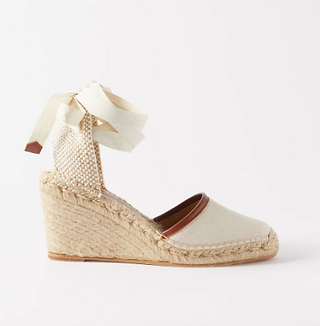 Isabel Marant Alfafi Canvas Espadrille Wedges