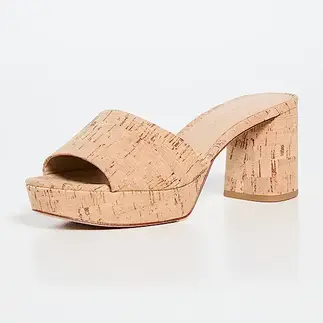 Veronica Beard Cork Platform Sandal
