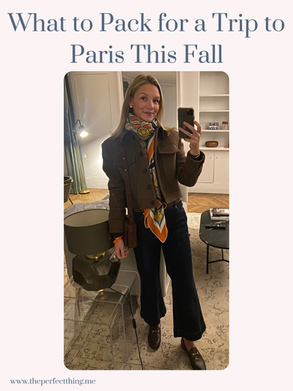 What to Pack for a Trip to Paris This Fall