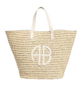 Anine Bing Palerimo Tote Neutral and White