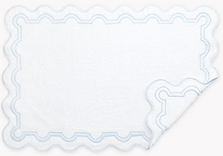 Matouk Mirasol Tub Mat Blue