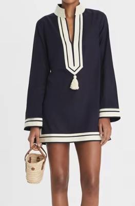 Tory Burch Navy Tunic