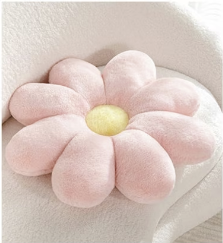 Flower Desk Pillow Pink