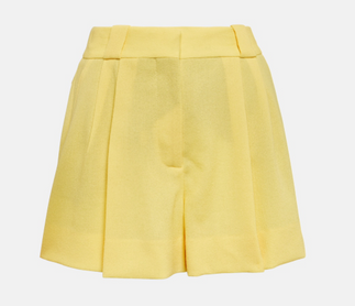 Blazé Milano Wool Shorts Yellow