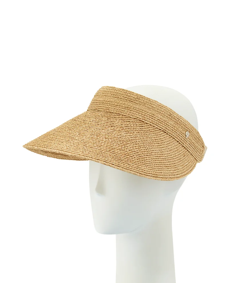 Helen Kaminski Kirsten Raffia Wide-Brim Visor