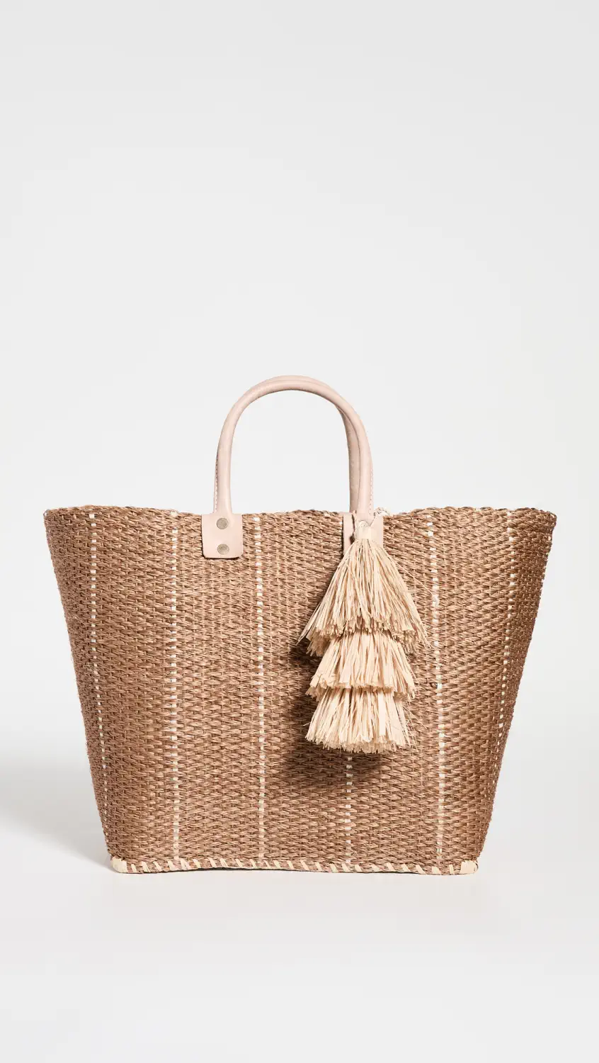 Mar Y Sol straw Beach Bag