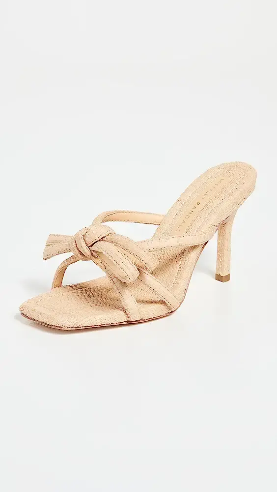 Loeffler Randall Raffia Bow Heel